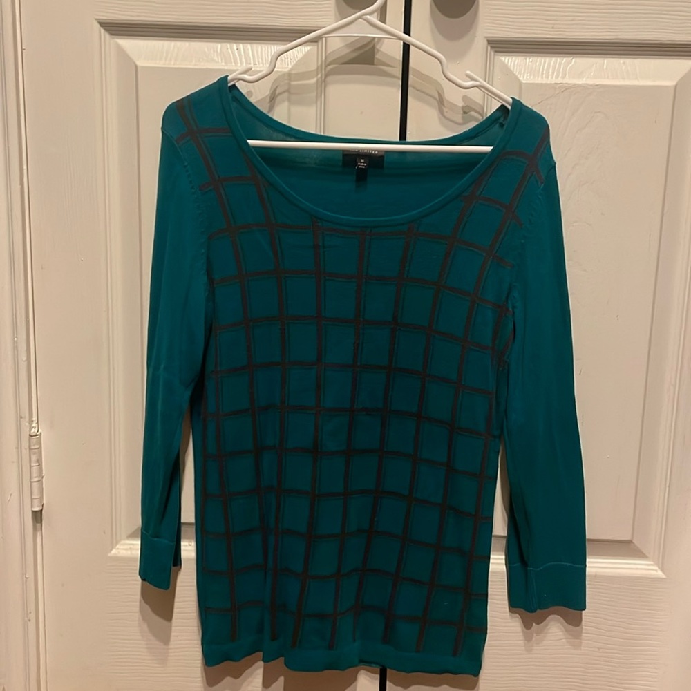 100% Cotton; Size Medium; Sweater from The Limited